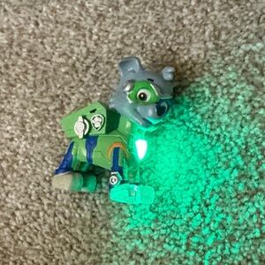 Paw Patrol Rocky mighty pups charged up Light-Up Figure